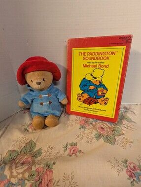 Paddington Bear Plush & Cassette Tape Lot 70's 1978, 1978  In Original Box Lot